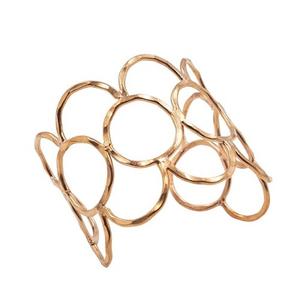 Bracelet en cuivre bijoux de méditation de guérison Bracelet de manchette réglable fabrication métal indien pour hommes et femmes cadeau Vintage étoile - Product Image 4