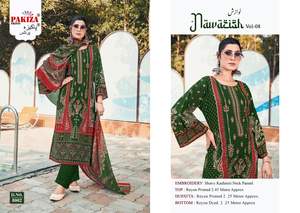 Costume ethnique exclusif Salwar Kameez pour femmes avec tissu Georgette et beau travail à la main au meilleur prix - Product Image 2