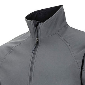 Veste Softshell Homme Sur Mesure pour Automne Hiver Fermeture Éclair Imperméable Écologique Coupe-Vent Respirante Toile Col Montant - Product Image 6