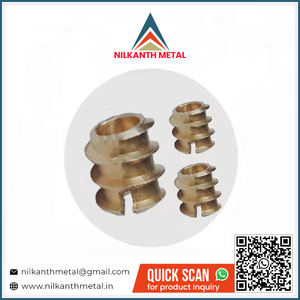 ตัวยึดทองเหลืองประสิทธิภาพสูงตัวแทรกสล็อตไดรฟ์ทำจากทองเหลืองคุณภาพดีเยี่ยม - Product Image 2