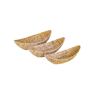 Décor d'automne écologique plateau de service en jacinthe d'eau plateau en jacinthe d'eau rustique plateau à fruits décor d'automne en gros du Vietnam - Product Image 6