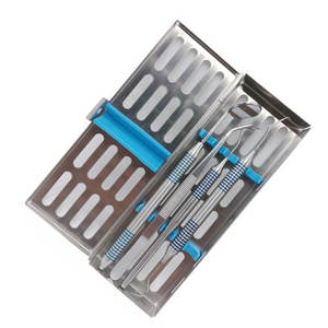 Kit de herramientas de llenado compuesto dental de 7 piezas con casete Instrumentos manuales Herramientas de alta calidad - Product Image 3