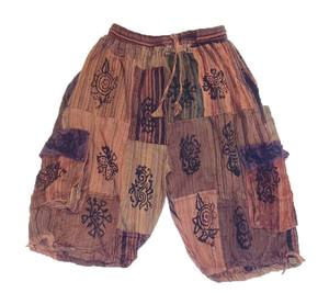 Pantalones cortos de algodón lavados a la piedra para hombre al por mayor, transpirables, estilo bohemio hippie, directos del proveedor de la India, al por mayor - Product Image 6