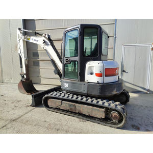 Miniexcavadora con fuerza de excavación de 2.000 lb, toldo ROPS abierto y pluma compensada Ideal para excavación, zanjas y trabajos de servicios públicos - Product Image 3