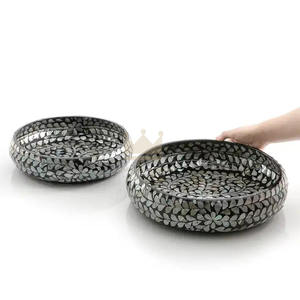 Arabian Wholesale 2024 Mother of Pearl <b>Chocolate</b> Bowl Black <b>Seashell</b> Inlay <b>Chocolate</b> Serving Bowls - Product Image 6