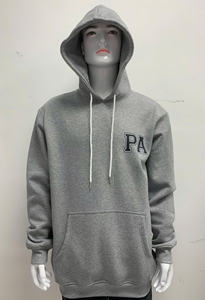 Sudadera con Capucha Unisex de Felpa 100% Algodón de 340g, Personalizada con Estampado y Bordado, Antiarrugas, Tejido a Cuadros, Manga Murciélago - Product Image 2