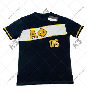 Camiseta Personalizada Antiarrugas para Fraternidad |   Camiseta Deportiva Casual de Manga Corta para Hombre, Tejida, 100% Algodón, 240g, con Letras Griegas, Marca HulkGrip - Product Image 1