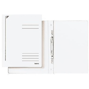 Leitz Recycled White Pendarec Cardboard <b>A4</b> Spiral Binder with Labeling Field - Product Image 1