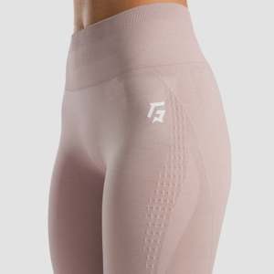 Leggings en tricot rose sans couture Dexter - Product Image 5