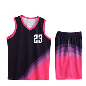 100% Polyester High Quality <b>Basketball</b> Uniform Customized <b>Outdoor</b> Sport <b>Basketball</b> Uniform 2025 - Product Image 1
