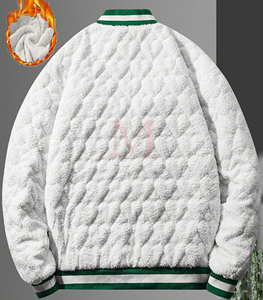 2024 hommes américain collège laine varsity veste qualité supérieure haute rue hiver Baseball Letterman Baseball support en cuir - Product Image 6