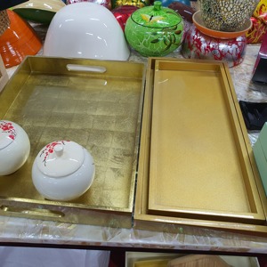 Caja de pañuelos decorativa MDF de bambú blanco de lujo con patrón de bandeja para uso doméstico artesanías de madera cajas de madera y letreros de pared - Product Image 4