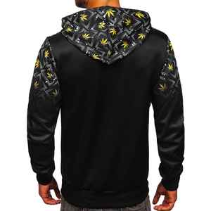 เสื้อมีฮู้ดสำหรับผู้ชายผ้าคอตตอนผสมโพลีเอสเตอร์ผ้าฝ้ายระบายอากาศออกแบบโลโก้ได้ตามต้องการ - Product Image 2