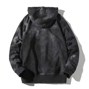 Wholesale Custom Acid Wash Hoodie Thick Fleece Streetwear OEM ODM Service Premium Streetwear Acid Wash Hoodie Heavy Fleece - Product Image 5