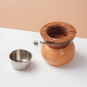 Tradebyd Classic Wooden Bakhoor Burner Natural Wood Arabic <b>Incense</b> <b>Holder</b> for Spiritual Home Use - Product Image 3