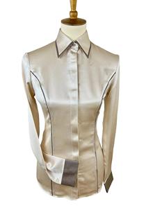 เสื้อคาวบอยโชว์แบบตะวันตกทำด้วยมือเนื้อผ้ายืดเงาแบบใหม่ - Product Image 4