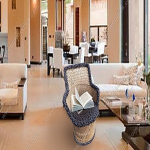 เก้าอี้ในสวนทำด้วยมือหรูหราคลาสสิกที่พักแขนไม้ไผ่พลาสติกห้องนั่งเล่นร้านอาหารห้องครัวใช้ขายส่ง - Product Image 6