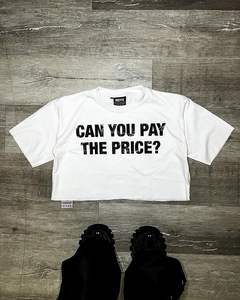 2024 T-shirt baggy pour femmes de haute qualité personnalisé sérigraphie col rond écologique fabriqué au Pakistan - Product Image 3