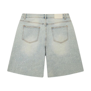 Shorts en jean ajustés OEM du Pakistan pour hommes – Fournisseur spécialisé pour le style urbain, le confort estival et le style sportswear - Product Image 4