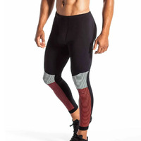 Pantalon de sport multi-panneaux de meilleure qualité pour hommes Leggings d'entraînement pour hommes pour musculation Fitness Pantalon legging de fitness pour hommes
