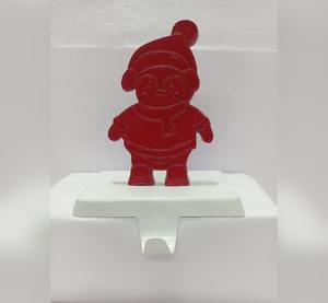 Gold Rustic Finished Star Design <b>Christmas</b> Metal <b>Stocking</b> <b>Holder</b> Available at Wholesale and Factory Price for Holiday Decoration - Product Image 4