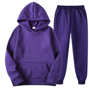 Survêtements pour hommes en polyester/coton, taille plus, décontractés, à capuche, couleur unie, sur mesure, logo personnalisé, faible MOQ, vente en ligne - Product Image 6