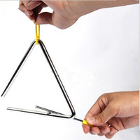 Music Performance Accompaniment Triangle Bell Instrument Stainless Steel Tuning Fork Percussion Teaching Educational Classroom