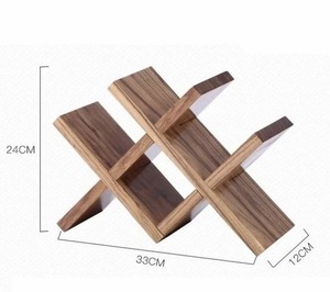 Simple Acacia Wood Wine Bottle Storage <b>Rack</b> - Product Image 1