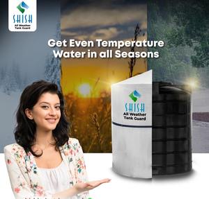 Shish ฝาครอบถังเก็บน้ำหุ้มฉนวนสำหรับป้องกันความร้อน & ความเย็น (500 LTR) - Product Image 1