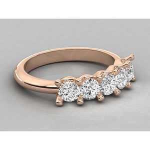 Anillo de Diamantes Cultivados en Laboratorio de Oro de 10K para Mujer, Elegante y Lujoso - Product Image 2