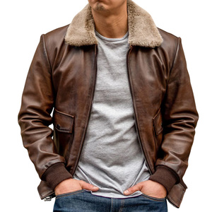 <b>Pilot</b> Bomber <b>Jacket</b> With Custom Logo Printing Embroidery Mens Womens Stylish Streetwear Fashion Outerwear OEM Supply - Product Image 1