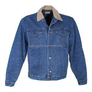 Vente en gros de veste en jean en coton unisexe de haute qualité veste en jean personnalisée gilet denim d'hiver bouton vintage - Product Image 3