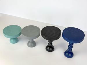 Moderno Juego de Soportes para Tartas de Madera, Ideal para Exhibición de Postres, Decoración de Eventos, Mostrador de Panadería y Decoración de Mesa del Hogar, de la India - Product Image 5