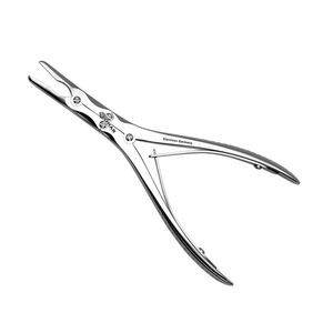 Acier inoxydable Jansen Bone Rongeur Baïonnette 19cm Pointe 4mm Double Action Courbe Os Chirurgie Coupe Forceps Chirurgie Orthopédique - Product Image 4