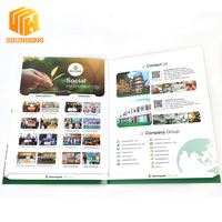 Impresión de Catálogos Personalizados con Encuadernación Cosida, Folletos a Todo Color, Libros de Productos para Promoción de Marca Alimentaria en Ferias Comerciales, MOQ Bajo