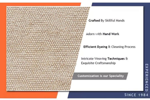 Tapis Ravi en laine viscose coton blanc naturel | Tapis doux et durable tissé à la main | Tapis de sol élégant fait main pour la décoration de la maison - Product Image 5