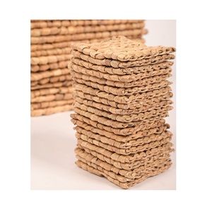 Handwoven Natural Jute Drink <b>Coasters</b> Eco Friendly Rustic Tableware <b>Set</b> - Product Image 5