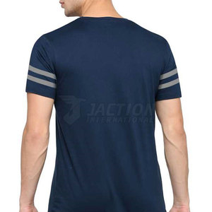 เสื้อยืดใส่สบายสำหรับผู้ชายเสื้อยืดผ้าฝ้าย100% แห้งเร็วระบายอากาศได้ทรงหลวม - Product Image 3