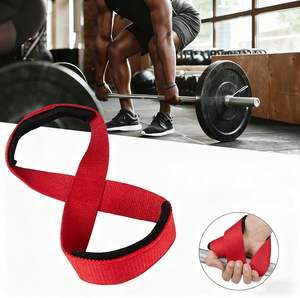 Correas de Levantamiento de Pesas en Forma de 8, Antideslizantes, Ajustables, Unisex, Agarre de Asistencia para Dominadas, Soporte de Neopreno para Muñeca, para Entrenamiento en Barra de Gimnasio - Product Image 1