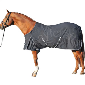 Alfombra estable de algodón y nailon con relleno para uso ecuestre - Product Image 1