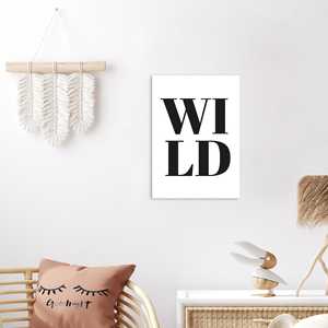 Diseño minimalista DIN A4 con estampado vertical de motivos salvajes - Product Image 2