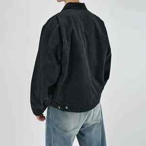 Streetwear Pu <b>Leather</b> Logo Embroidery Bomber Jacket for Men and Women Lapel Casual Loose Windbreaker <b>Coat</b> Oversized - Product Image 2