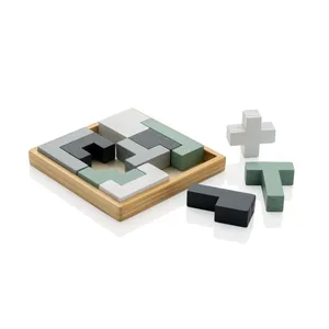 Puzzles en bois personnalisables Cree, jouets promotionnels personnalisés - Product Image 1