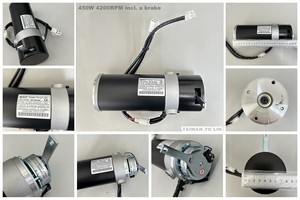 Motor MSP de 24 V CC, 450 W, 4200 rpm, con Freno 2DX0X068002T, 4 Nm, 12 W, SC82L244245LL0B0 COMFORT, para Scooter de Movilidad Metálico LY-EW401 - Product Image 6