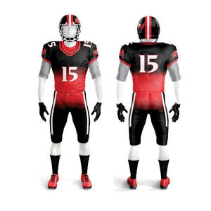 Venta al por mayor OEM uniforme de fútbol americano nueva moda tamaño personalizado uniforme de fútbol americano más vendidos uniformes de fútbol americano - Product Image 6