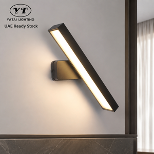 Applique murale LED linéaire moderne 24W en acrylique, orientable, pour intérieur, salon, éclairage décoratif blanc chaud - Product Image 1