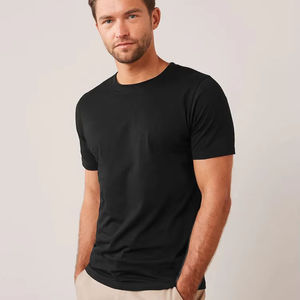 Camiseta de algodón 100% a la moda personalizada para hombre, ropa de calle para uso diario informal, salón de viaje para gimnasio, venta al por mayor a granel - Product Image 1