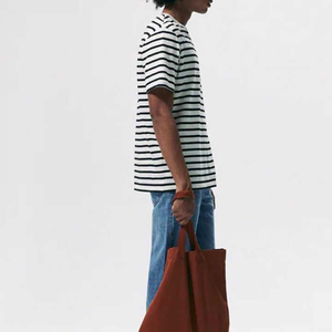 Camiseta de Algodón con Estampado para Hombre, Proveedor OEM de Moda Premium en EE. UU., Camiseta de Algodón Grueso para Hombre, Ropa Urbana, Calidad de Exportación para Europa - Product Image 4