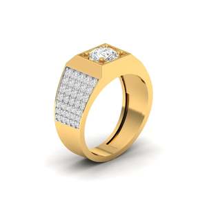 Anillo Solitario de Diamante Corte Redondo Stallion de 1.54 Ct, Color F, Claridad VS, Diamante Cultivado en Laboratorio en Oro de 14K para Compromiso o Fiestas - Product Image 3