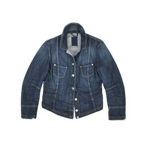 Blouson aviateur en jean pour homme pas cher, col montant, logo frontal, haute qualité, élégant, décontracté, vêtement d'extérieur, commande en gros, hiver - Product Image 2